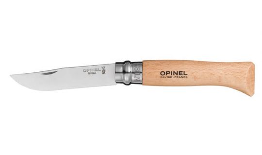 Ніж Opinel Inox Natural blister No.08 (000405), Франція