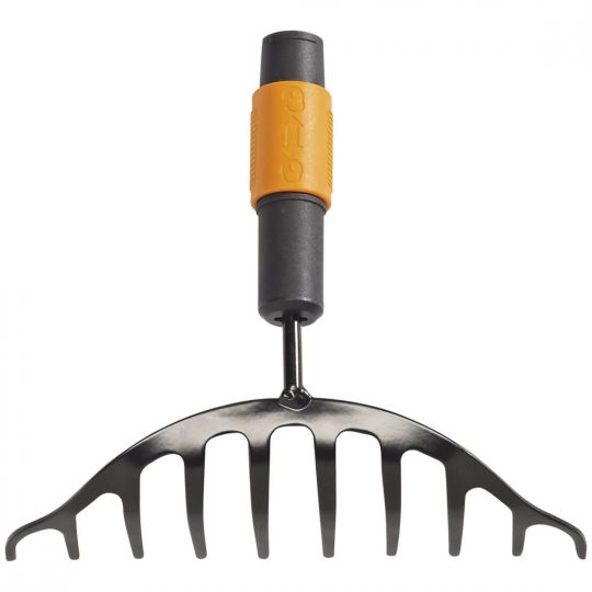 Граблі для уборки клумб і кущових зон Fiskars QuikFit (1000651) (135501), Фінляндія