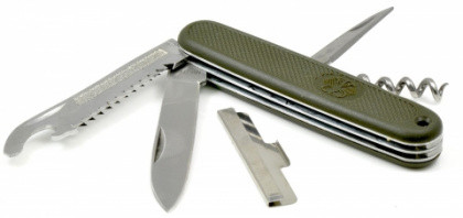 Мультитул MIL-TEC BW TASCHENMESSER 7в1 Olive (15337000)