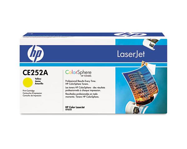 Картридж HP CLJ CM3530/ CP3525 (504А) CE252A Яellow оригінальний