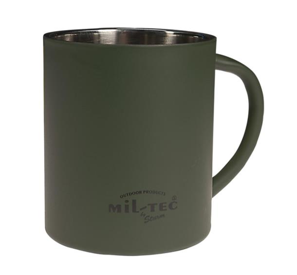Кружка MIL-TEC с двойными стенками 300мл  Olive (14603000)