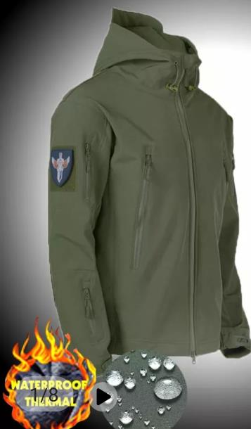 Куртка з флисом OUTCIDECA Softshell - Оливкова