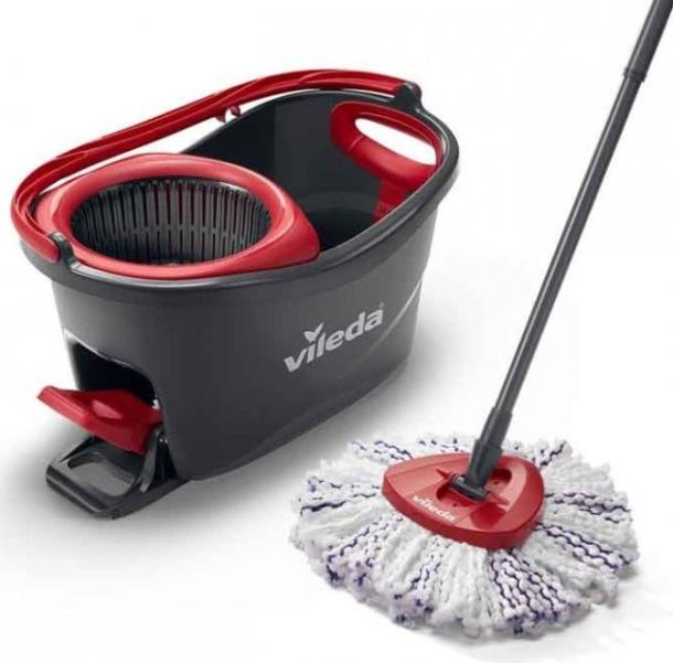 Набор для уборки Vileda Turbo 3in1 Microfibre (швабра и ведро с отжимом)