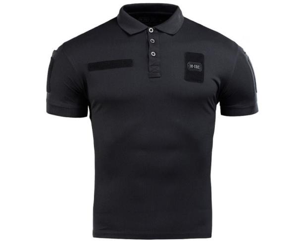 Футболка М-ТАК polo Elite Tactical Coolmax Black (80010002)