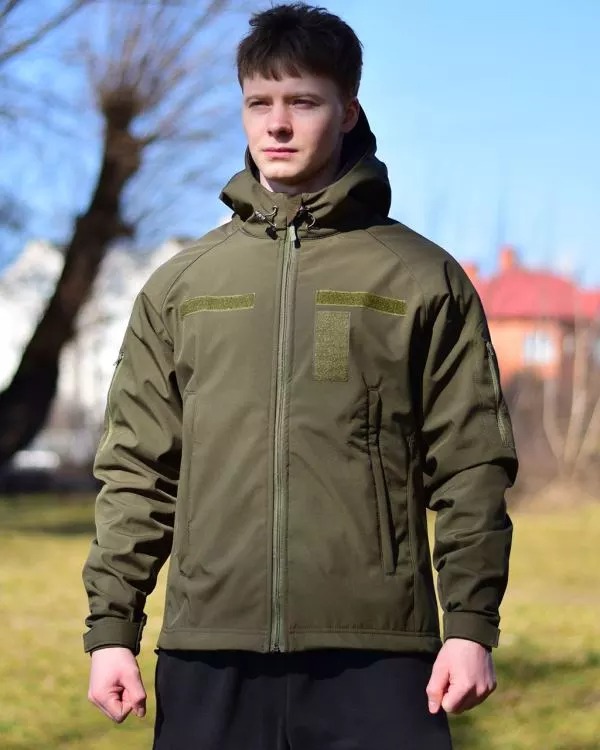 Куртка КОДОР Softshell c флисом Olive (V1Olive)
