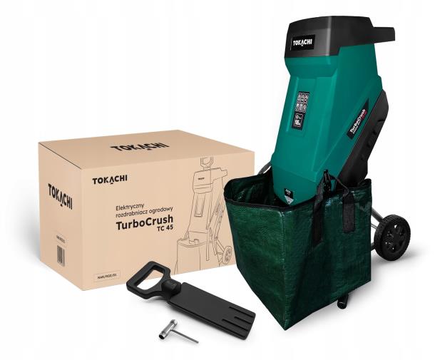 Садовий измельчитель Tokachi TurboCrush TC 45 3500W