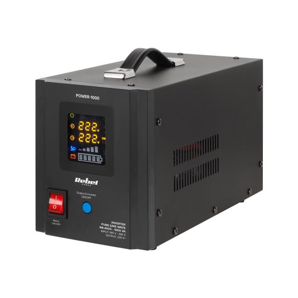ІБП Перетворювач напруги Rebel POWER-1000 12/230V (700/1000W)