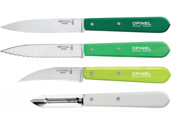 Набір кухонних ножів 4шт, граб Opinel Essentials Primavera Box Set 001709