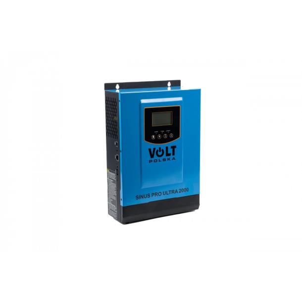 Гібрідний сонячний інвертор Voltpolska SINUS PRO ULTRA-HV 2000 12/230 В (1000/2000 Вт) + 60A MPPT