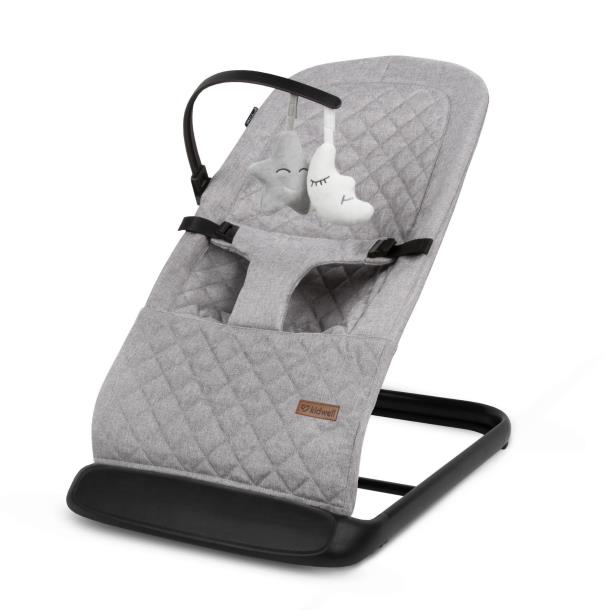 Крісло-качалка Kidwell LARO Full Grey/Black