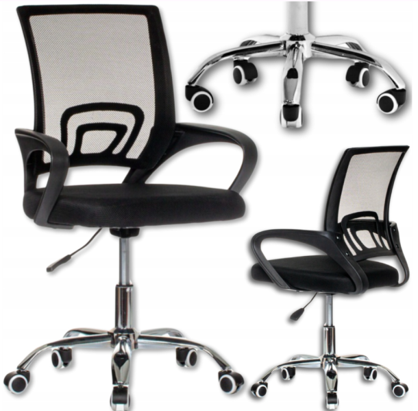 Офисное кресло Care Life Black Mesh (CF-09)