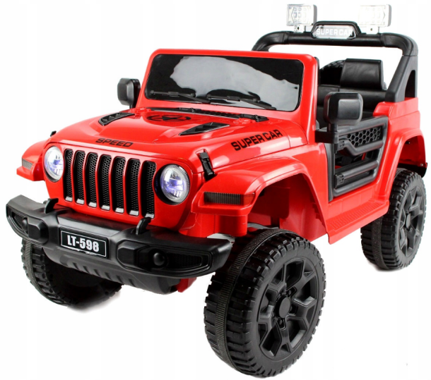 Дитячий електромобіль JEEP LT 4x4 червоний PlayHouse (Польща)