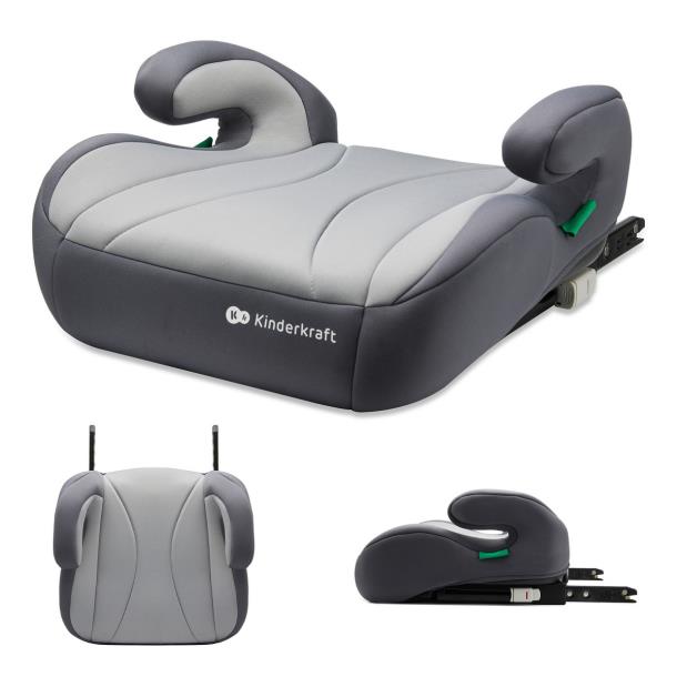 Автокресло бустер KiderKraft I-BOOST I-Size Grey