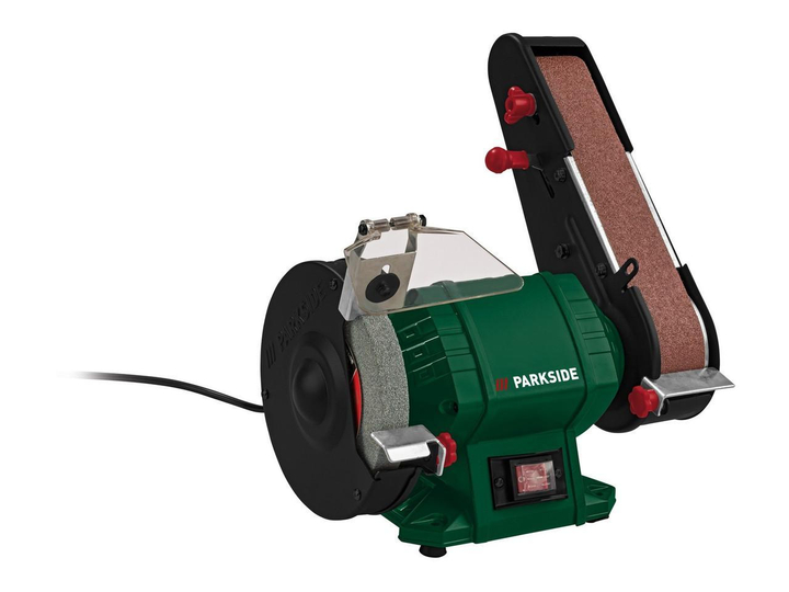 Ленточно-дисковый шлифовальный станок PARKSIDE PSBS 240 C2 (240 Вт, 2980 об/мин)