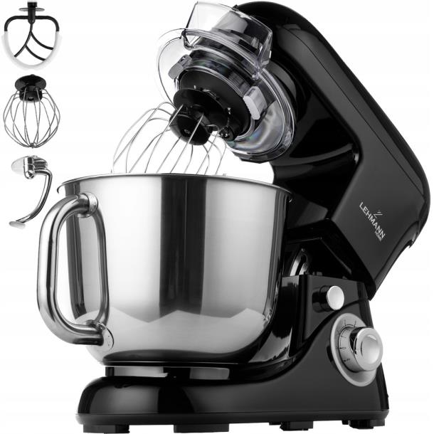 Кухонний комбайн тестоміс Lehmann Chervil Black 2200W